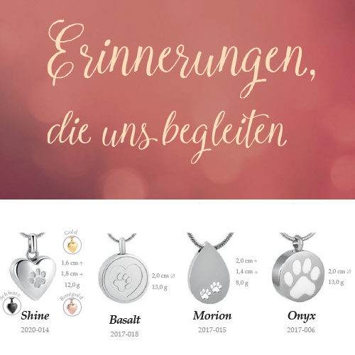 Gedenk-Anhänger-Tierbestattung
